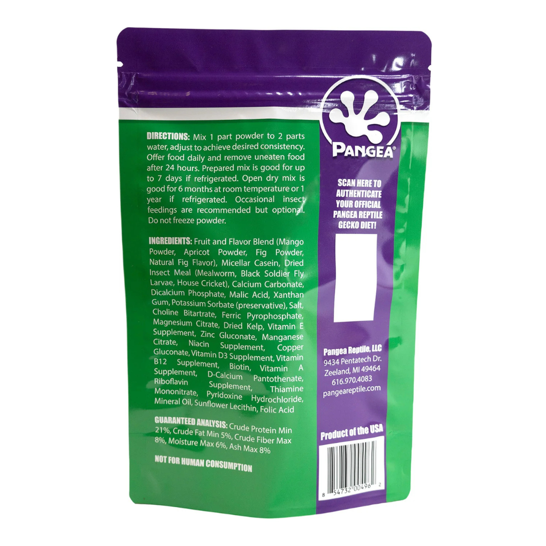 Pangea Complete Gecko Diet, Fig and Insects