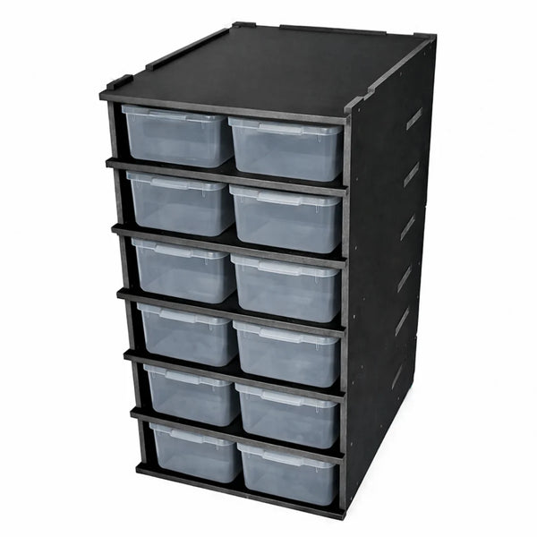 VE-6 Rack with 11 Quart Tubs logo