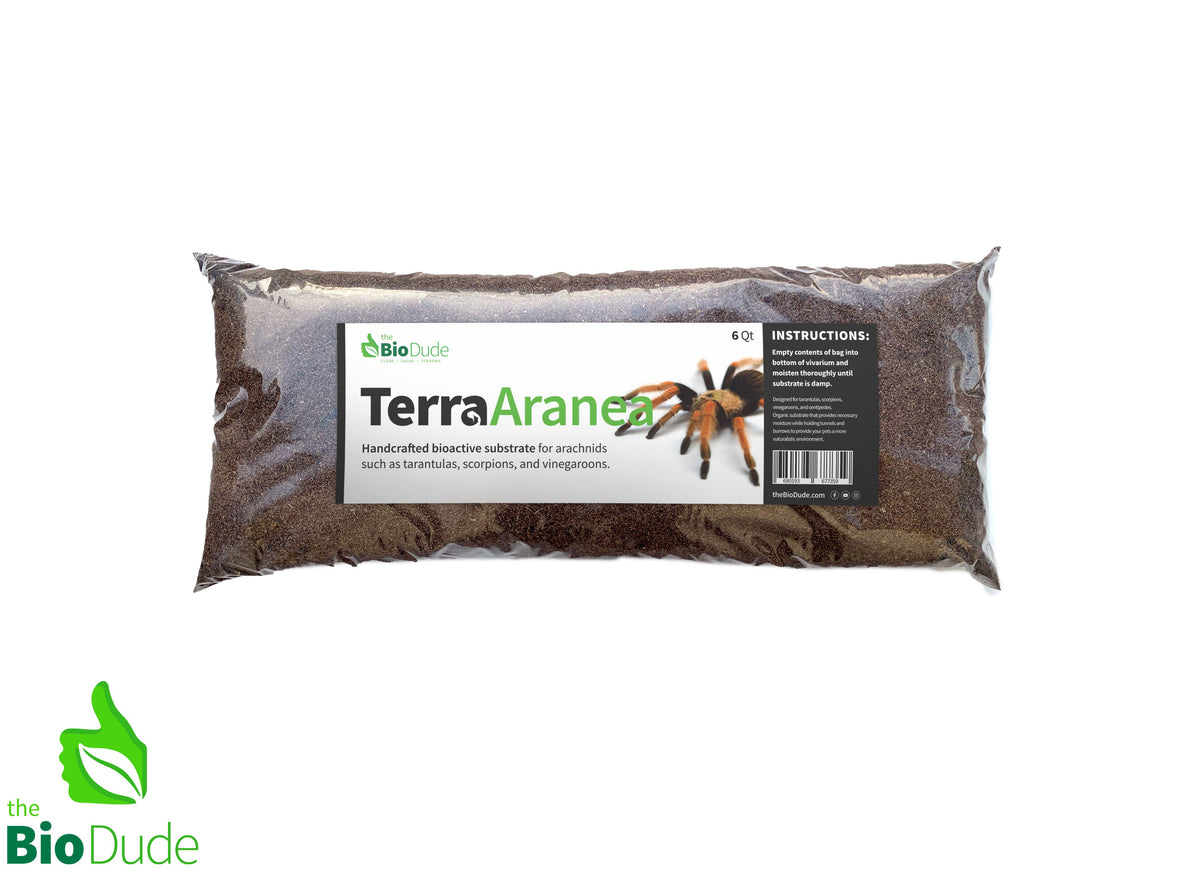 Terra Aranea Substrate for Tarantulas 6 qt - The Ultimate Invert Bioactive Substrate