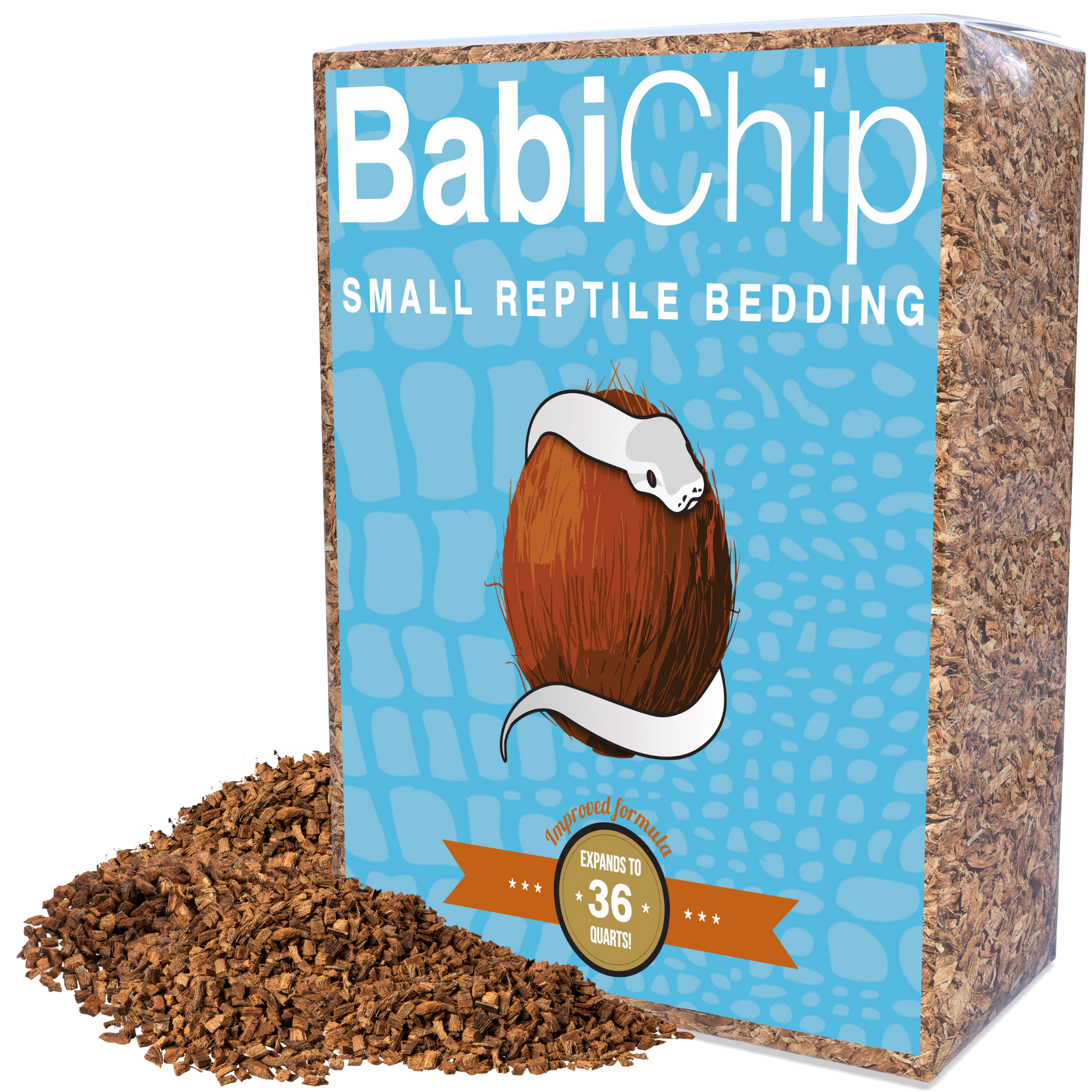 Beautiful view of Riare Coconut Chip Substrate For Reptile 60 Quart