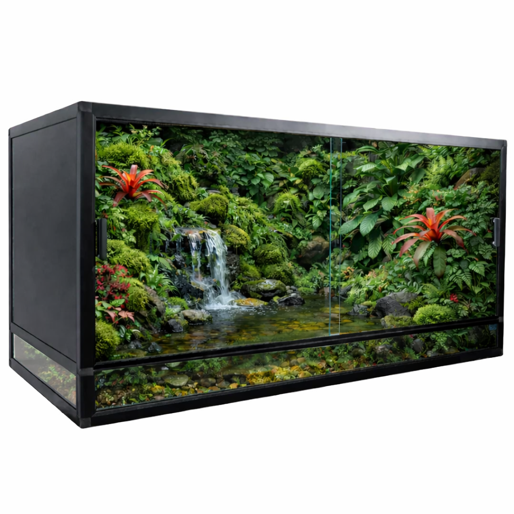 Bio Series Waterscape Vivarium, 36" Sliding Door Enclosure
