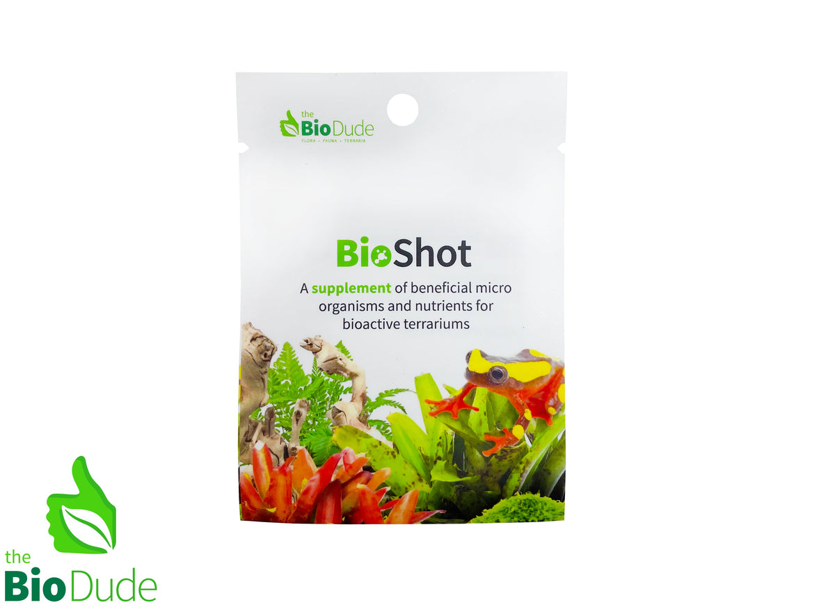 BioShot Microbial Supplement and Organic fertilizer for Bioactive Vivariums