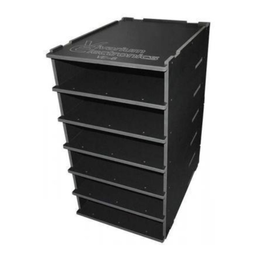 Gecko Pvc Racks VE-6 Reptile Rack PVC | Professional 6-Shelf Breeder System - ReptiChip LLC