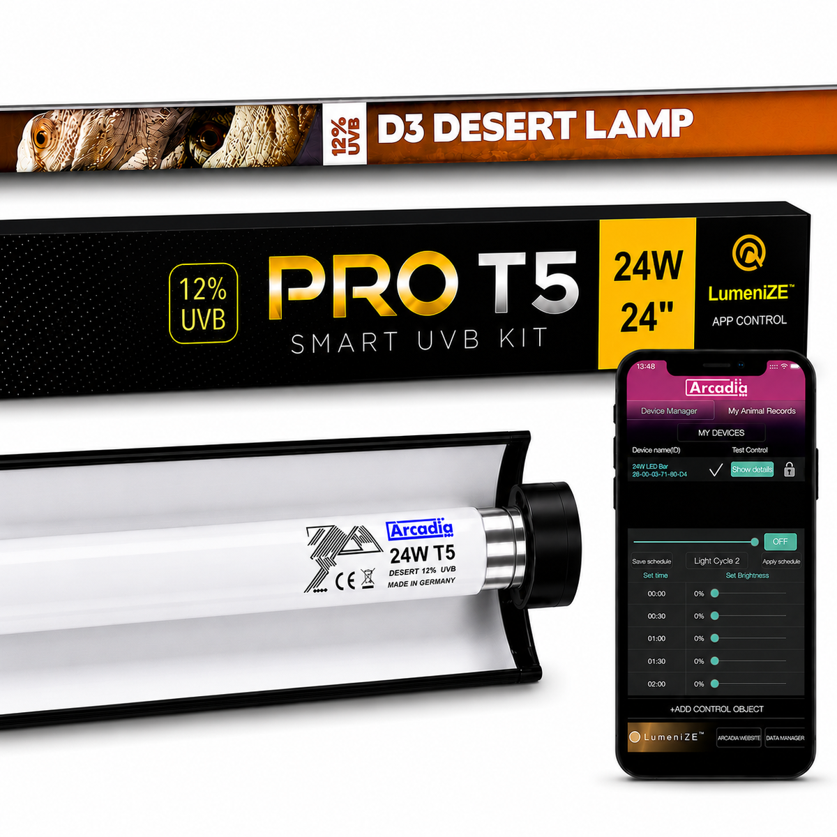 Arcadia 12% UVB D3 Desert Lighting