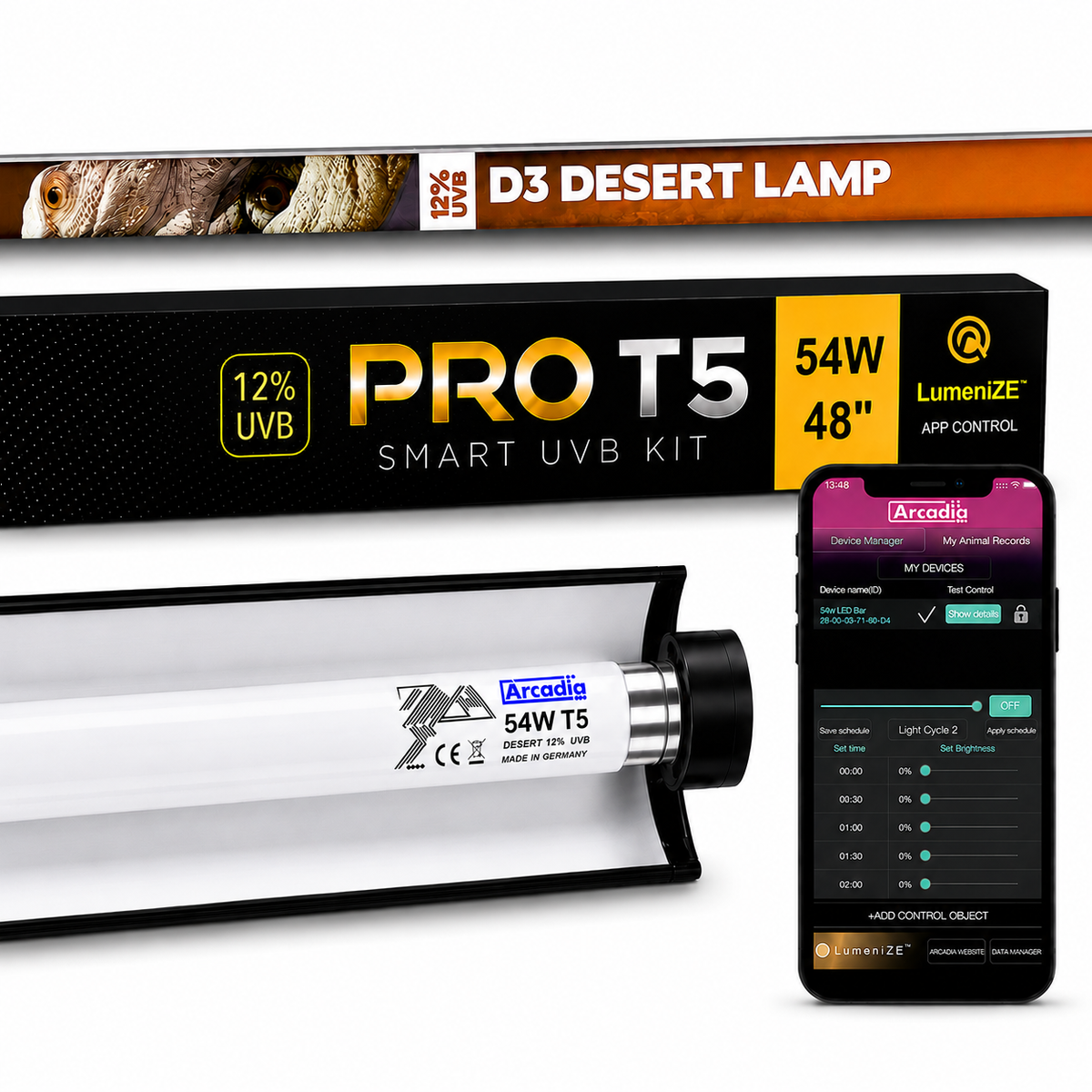 Arcadia 12% UVB D3 Desert Lighting