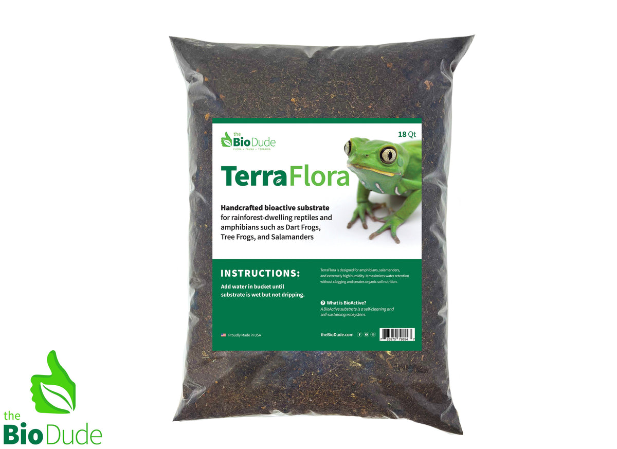Terra Flora Bioactive Substrate 18 qt bag - Great for Dart and Tree Frogs