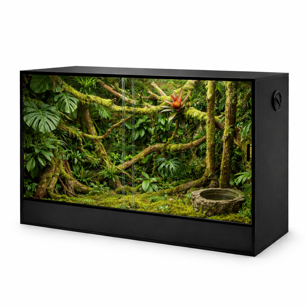 Adult Lined Leaf-tail Gecko Ultimate Habitat Bundle