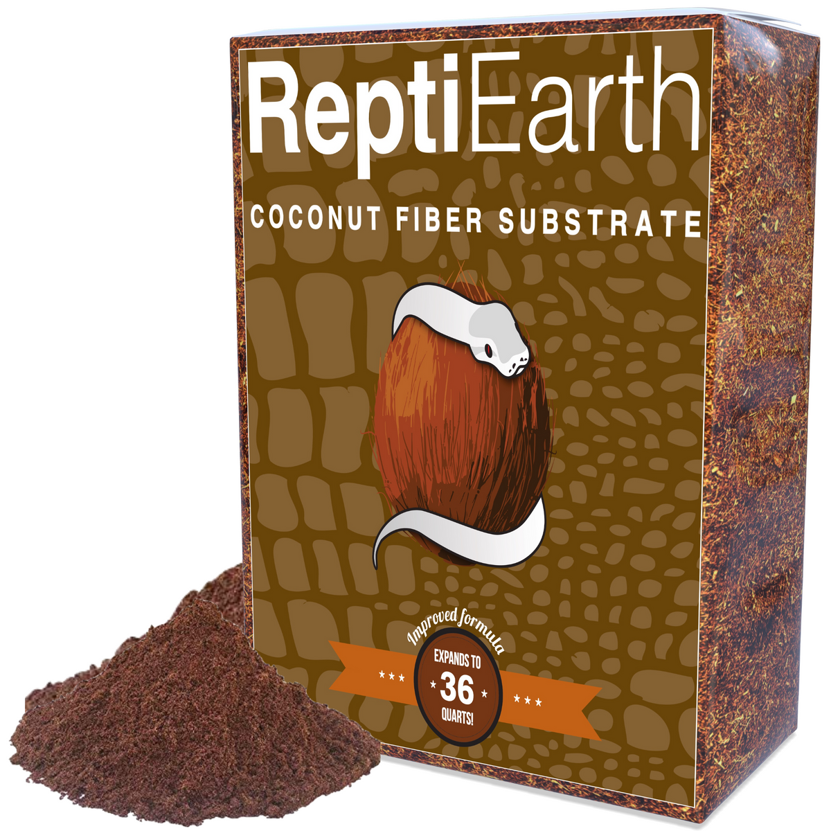 ReptiEarth Fine Coconut Fiber Mix; Bagged
