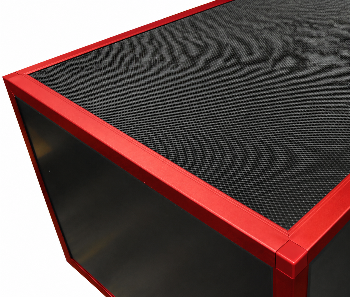 120 Gallon 48x24x24 Sliding Door Reptile Vivarium, Red