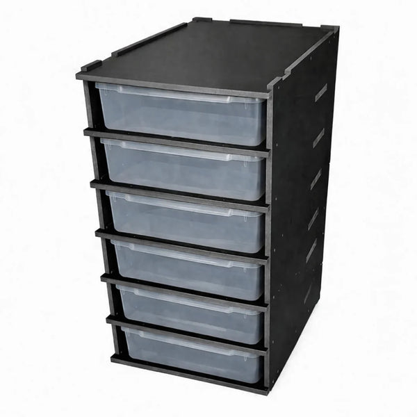 VE-6 Rack with 23 Quart Tubs logo