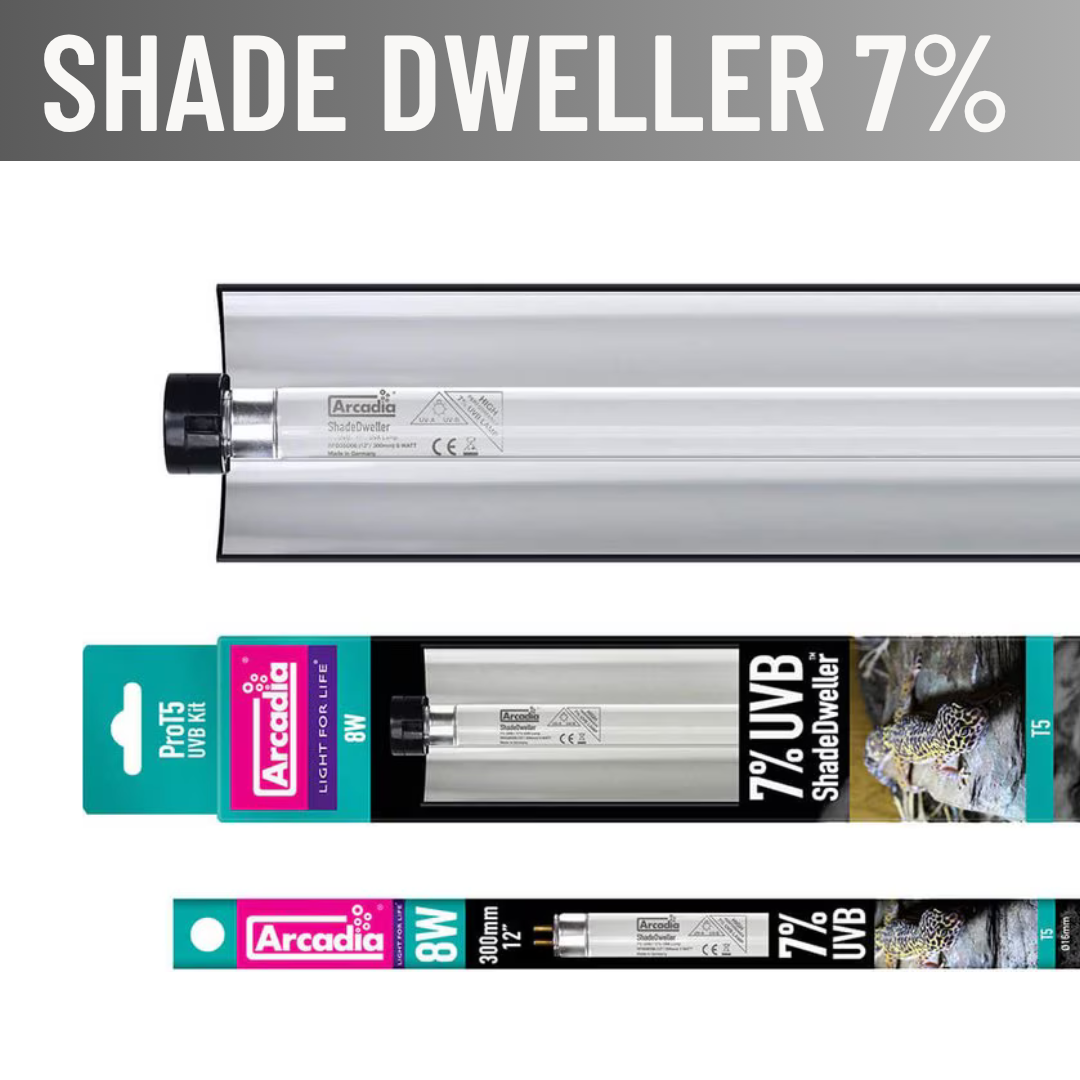 Arcadia ProT5 ShadeDweller 7% UVB Lighting Kit, 12"