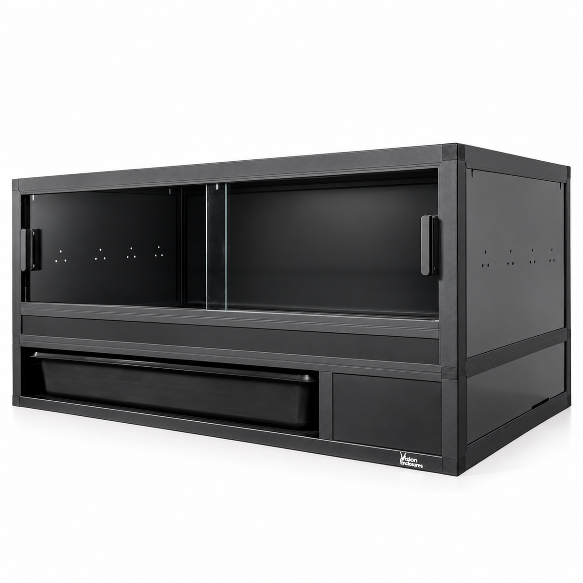 48" Subfloor Vivarium Sliding Door Reptile Terrariums (4'x2'x18")