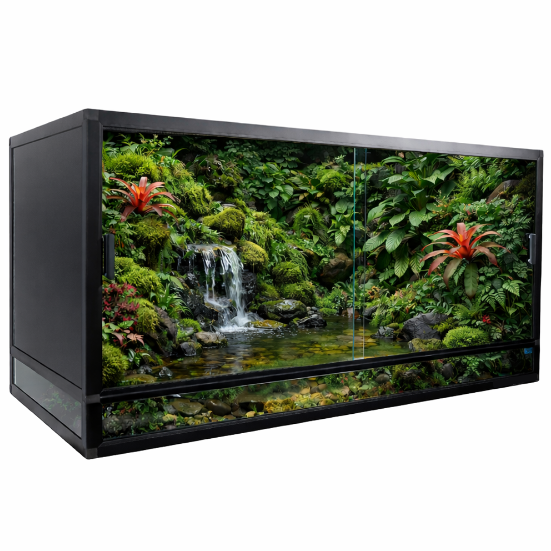 Bio Series Waterscape Vivarium, 48" Sliding Door Enclosure