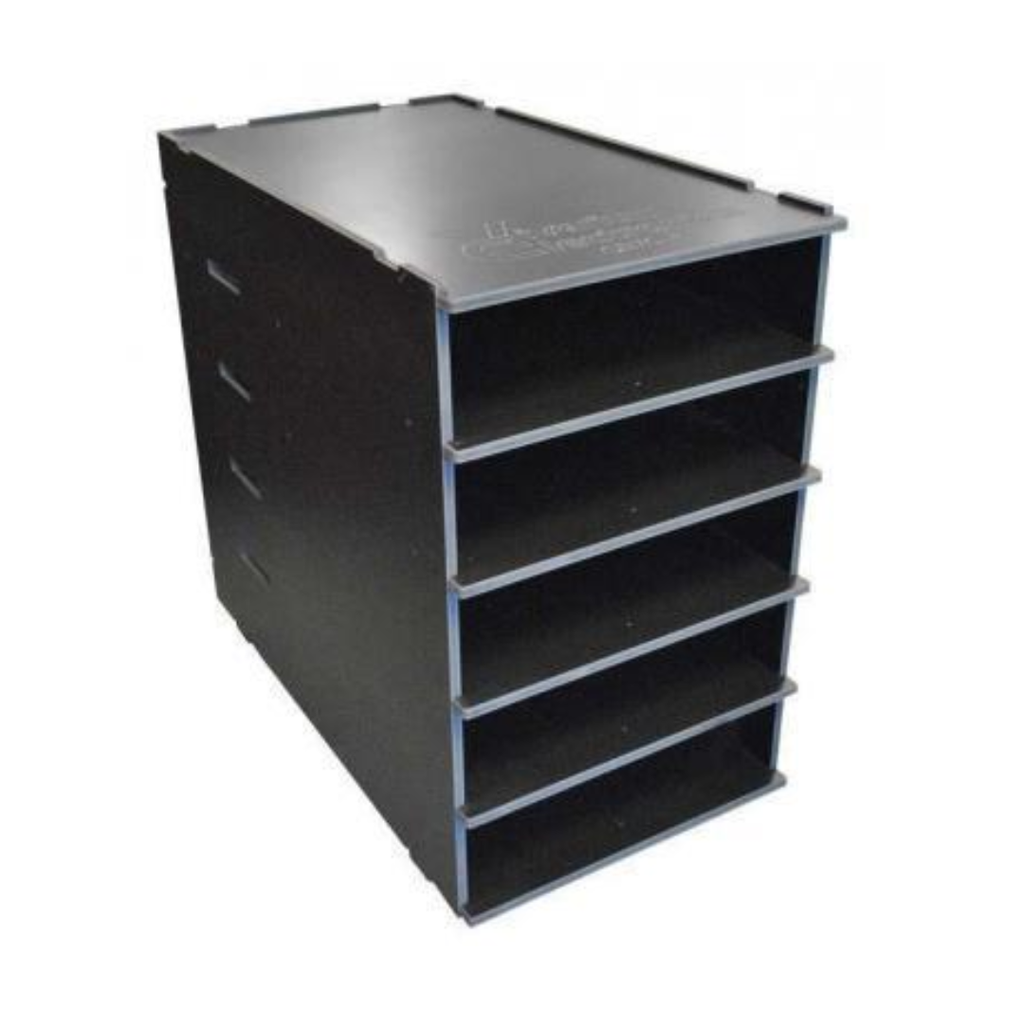VE-70 Series PVC Reptile Rack System - 5 Tub Capacity - ReptiChip LLC