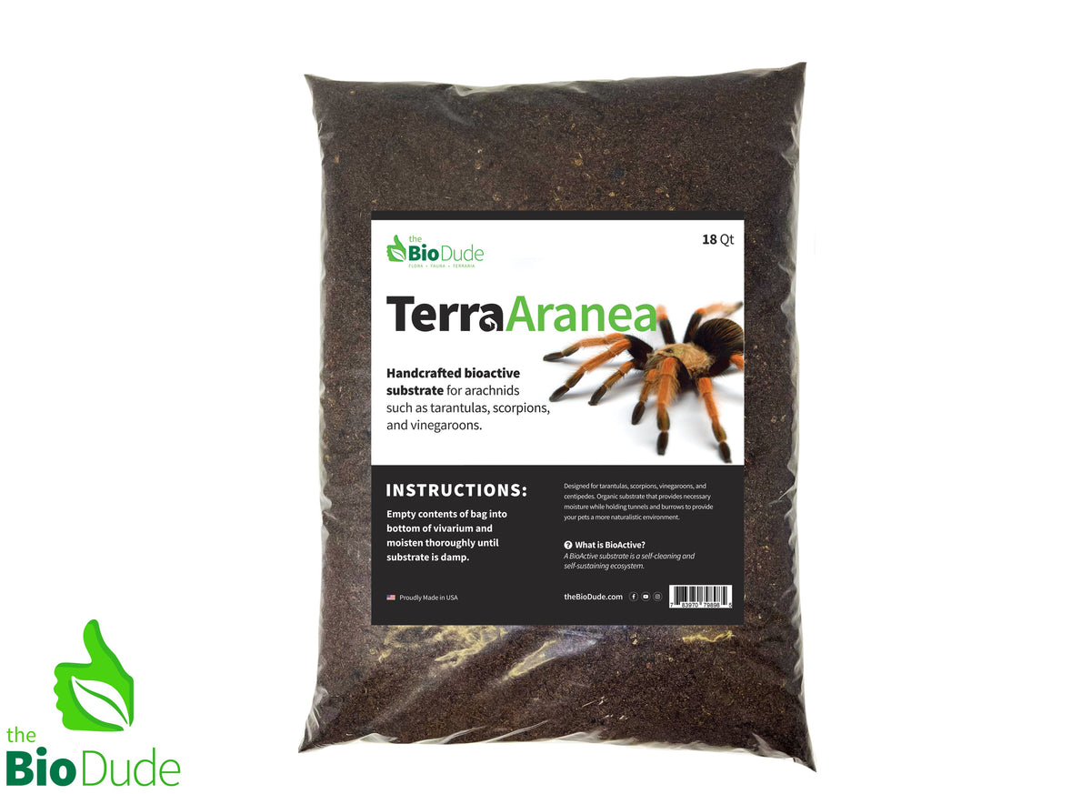 Terra Aranea Substrate for Tarantulas 18 qt bag - The Ultimate Invert Substrate
