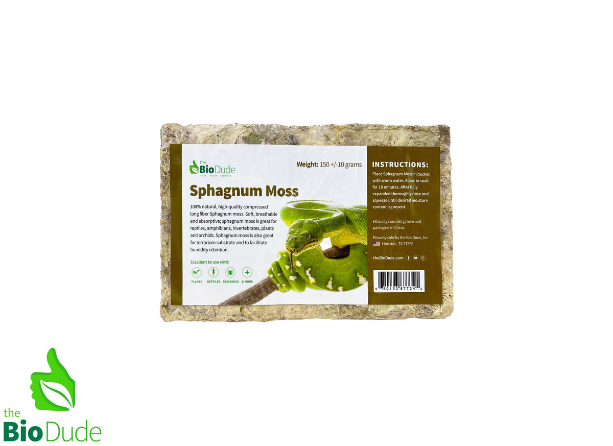 Compressed Sphagnum Moss Brick 150 Grams